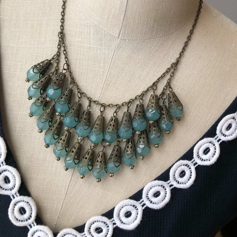 Double layer necklace